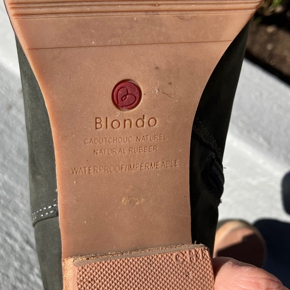 EUC Dark Green Blondo Ankle Boots - Picture 8 of 12